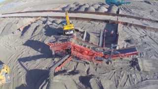 Coastal Reinforcement Netherlands  Katwijk aan Zee  Above from Drone [upl. by Wagoner]