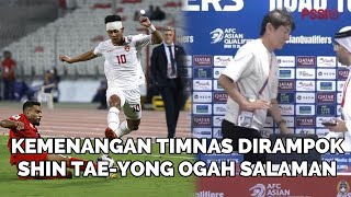 KEMENANGAN TIMNAS DIRAMPOK Shin Tae yong Tolak Salaman Dengan Staff Bahrain Tak Sudi Dipaksa Imbang [upl. by Latin]