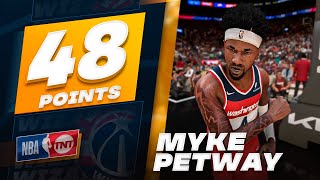 Myke Petway EXTRAORDINÁRIO FAZ 48 PTS E VENCE 1st SEED 😱 contra o Miami Heat [upl. by Livvi]