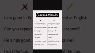 MISTAKE ❌ english tips languagelearning learnenglish spokenenglish vocabulary englishlearning [upl. by Ecital]