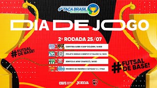 Taça Brasil Sub11 Masc Divisão Especial  Jogo 13 14 15 e 16  2ª Rodada  Ao Vivo [upl. by Faina]