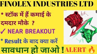 FINOLEX INDUSTRIES LTD SHARE NEWS  NEXT TARGET  LATEST NEWS  STOCK ANALYSIS  iti sensex 2023 [upl. by Anitteb]