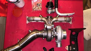 N54 single turbo kit on a BUDGET  overkill garage bottom mount breakdowncosts [upl. by Razid]