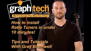 Graph Tech Training Series How to Install Ratio® Tuners in Less Than 10 Minutes [upl. by Adkins]