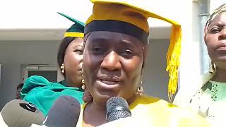 Dr Jummai Ahmadu interview by journalist at Graduation ceremony in Abuja [upl. by Ecirpak]