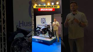 New Husqvarna Vitpilen 250 Walkaround  BikeWale shorts vitpilen250 [upl. by Koziarz]