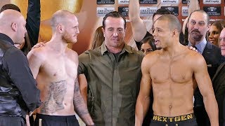 George Groves vs Chris Eubank Jr WEIGH IN amp FACE OFF  Super Series Semi Final [upl. by Teillo237]