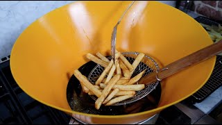 Fries with truffle garlic oil and sauce andalouse – Frywall Fridays [upl. by Pozzy]