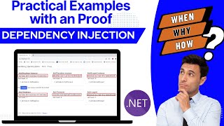 Transient Services with Dependency Injection  dotnetcore aspnetcore [upl. by Nivk]