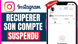 Comment Recuperer Son Compte Instagram Suspendu  En 2025 [upl. by Hardan]