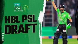 HBL PSL Draft Announcement  Sikandar Raza HBLPSL9 [upl. by Eceined]