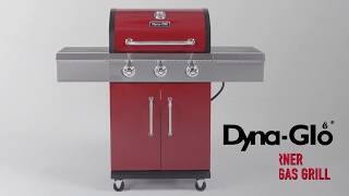 DynaGlo DGG424RNP 3 Burner LP Gas Grill [upl. by Lada]