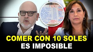 🥴 ¡Furioso 🤬Beto Ortiz DESTRUYE a Dina Boluarte COMER con 10 soles al día es imposible fácil hablar [upl. by Ahseik]