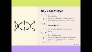 Racemization Racemic mixture [upl. by Attenev]