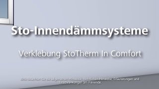 Innendämmung  StoTherm In Comfort [upl. by Ydnal]