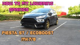 HowTo Lower Fiesta ST  EcoBoost Mk7  8 [upl. by Yesak113]