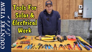 Solar and Electrical Tools that I use and you might want [upl. by Estrellita108]