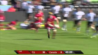 Canada vs Fiji — Road to the World Cup — Highlights [upl. by Enihpled]