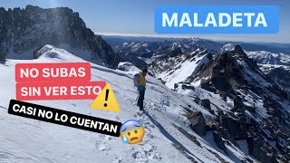 👉SUBIR al PICO MALADETA 3308m⛰Rimaya⚠️ INVERNAL❄️ [upl. by Ecnerwal]