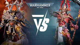 Aeldari Vs Chaos Space Marines Warhammer 40k 10th Edition Live 2000pts Battle Report [upl. by Nirehtac594]