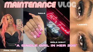 SUMMER DIARIES 002 MAINTENANCE VLOG PINK HAIR  PHOTOSHOOT  LASHES  GIRLS NIGHT  NEW FOODS [upl. by Hollenbeck60]