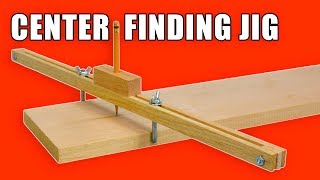 Adjustable Center Finder Jig  Centre Marking Jig [upl. by Winograd]