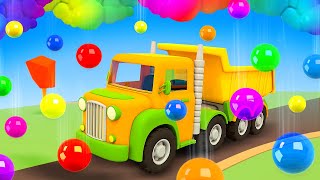 The dump truck needs help Helper Cars on a mission Car cartoons for kids amp Street vehicles [upl. by Jangro]