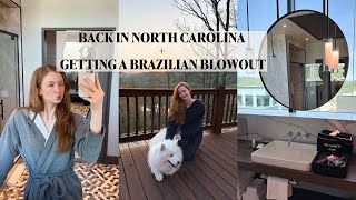 VLOG Getting a Brazilian blowout  visiting North Carolina [upl. by Sehcaep]