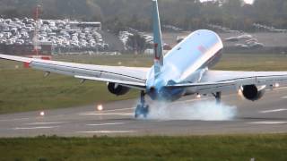 757 heavy bounced landing [upl. by Alehc]