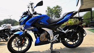 😍2022 Bajaj pulsar n250 new blue colour update  price  features  walkaround [upl. by Madonia]