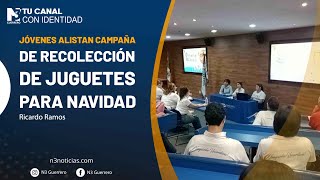 Jóvenes alistan campaña de recolección de juguetes para navidad [upl. by Tavis]