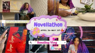 Novellathon Reading Vlog [upl. by Dnomyad]