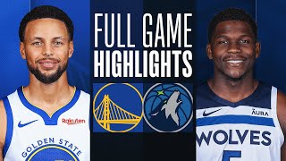 WARRIORS at TIMBERWOLVES  FULL GAME HIGHLIGHTS  March 24 2024 [upl. by Elsworth]