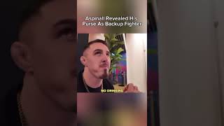 Tom Aspinall Accidentally Reveals His Purse As Backup Fighter❗️ ufc mma mmanews fyp ufc309 [upl. by Pudendas]