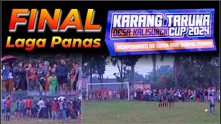 LAGA PANAS FINAL KARANG TARUNA CUP 2024 DESA KALISUREN BERAKHIR RUSUH DAN JUARA BERSAMA [upl. by Clapp]