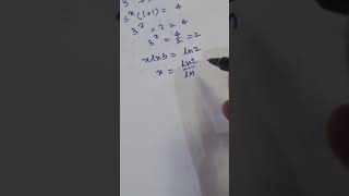 Solve exponential eqn 3x3x4 mathshorts maths learnhowtosolvetheexponentialequation [upl. by Hullda760]