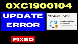 0xc1900104 Windows update error Code on Windows 11  10 Fixed [upl. by Dumah]