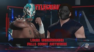 WWE 2K16  Fenix vs Matanza Cueto Lucha Underground Championship [upl. by Ruby874]