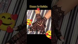 Henna by farisha ❤️🥰 [upl. by Ellecrad]