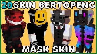 SKIN MINECRAFT BERTOPENG  MASK MINECRAFT SKINS [upl. by Ailegna]