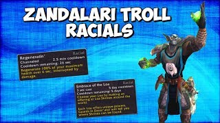 Zandalari Troll Racials Breakdown  Enhancement Shaman Gameplay [upl. by Tyrus]