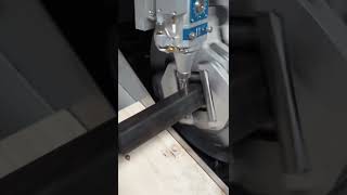 Fiber laser tube cutting machine cuts square tubes with smooth cuts and no secondary processing cnc [upl. by Aznofla577]