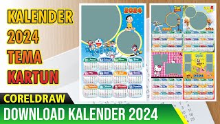 Download Template Kalender 2024 Tema Kartun [upl. by Myriam879]