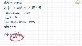 Zusammengesetzte Einheiten umrechnen [upl. by Sidnarb]