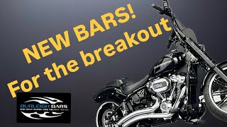 New Bars for the Breakout  Burleigh 14inch reverse highballs [upl. by Eux583]