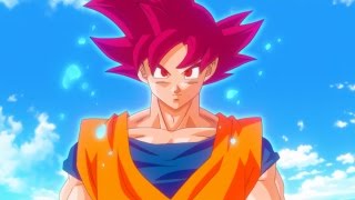 Goku se transforma en SSJ DIOS por primera vez  LA BATALLA DE LOS DIOSES PELICULA  AUDIO LATINO [upl. by Ahern656]