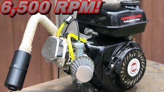 6500RPM 196CC Go Kart Race Motor  15HP Honda GX200 Clone High Performance Build [upl. by Laubin268]