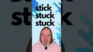 Conjugate with Svenglish Stick stuck stuck english pronunciation learnenglish [upl. by Rodi]