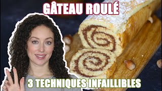 Comment réussir son gâteau roulé  3 astuces [upl. by Adnileb]