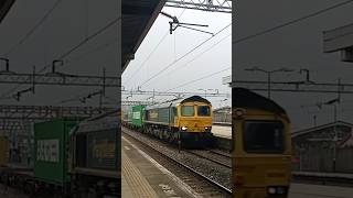 66596 passes through Bletchley from Garston FLT to Felixstowe North FLT 3924 [upl. by Cheston]